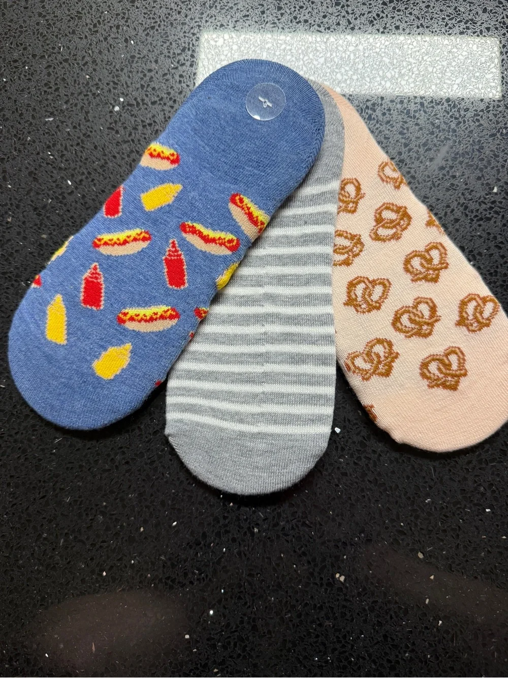 Women’s No-Show Sock 3-Pack - Pink, Gray, Blue
